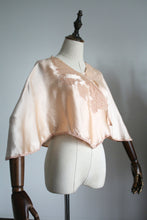Load image into Gallery viewer, vintage 1930s silk bed jacket