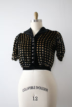Load image into Gallery viewer, vintage 1930s velvet blouse