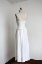 Load image into Gallery viewer, vintage 1930s 40s white nightgown lingerie {xs-s}