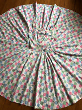 Load image into Gallery viewer, vintage 1950s CHESS game dress with full circle skirt