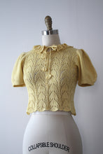 Load image into Gallery viewer, vintage 1930s crochet top