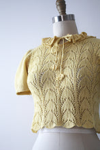 Load image into Gallery viewer, vintage 1930s crochet top