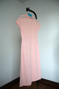 vintage 1930s pink rayon dress {s}